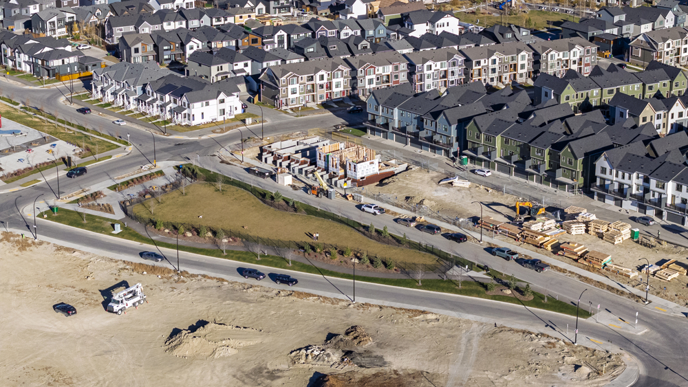 Alpine Park development aerial view