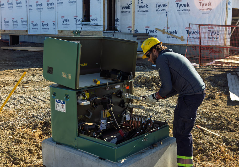 New service installation in Heartwood, Calgary