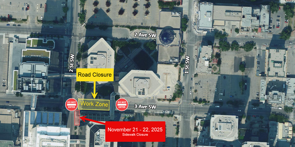 Green Line Distribution line - Restoration of 3 Ave SW project map